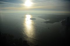 34 View Southwest To The Hudson River, Statue Of Liberty and Ellis Island From One World Trade Center Observatory Late Afternoon.jpg